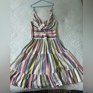 Colorful Striped Sundress
